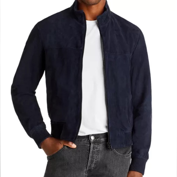 BOSS Mapson suede Jacket - Picture 1 of 11